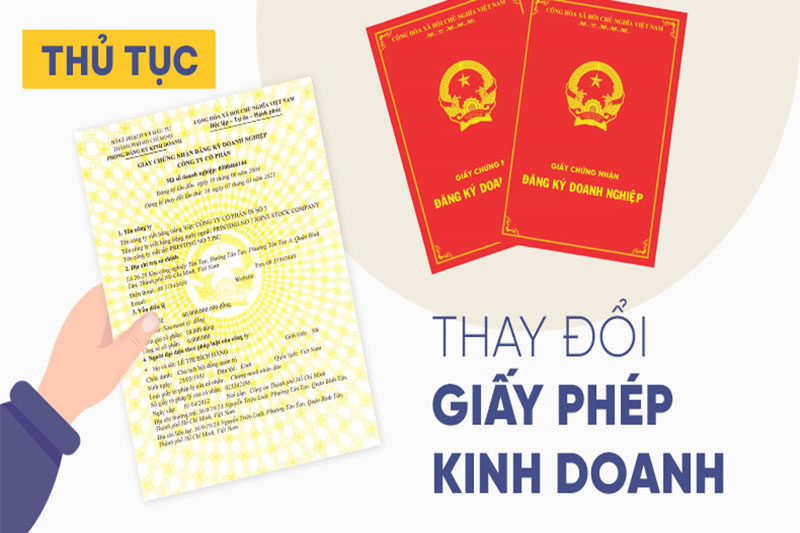 Thay đổi giấy phép kinh doanh