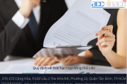 Quy định về thời hạn hợp đồng thử việc