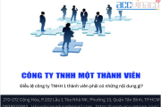 Điều lệ công ty TNHH 1 thành viên phải có những nội dung gì?