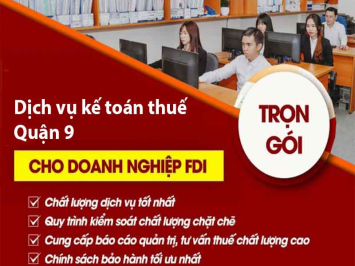 Dịch vụ kế toán thuế Quận 9