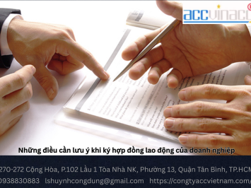 Những điều cần lưu ý khi ký hợp đồng lao động của doanh nghiệp