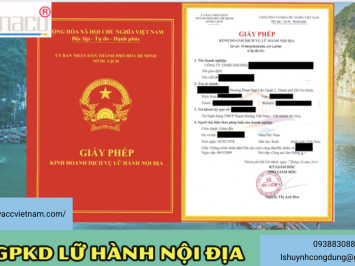 Giấy phép kinh doanh lữ hành nội địa