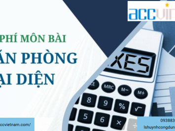 Lệ phí môn bài của văn phòng đại diện ở Việt Nam