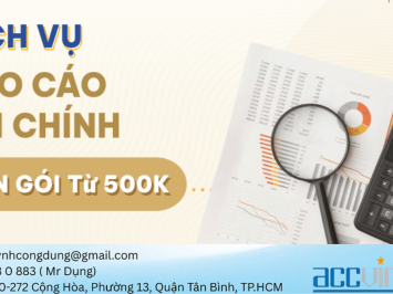 Dịch vụ báo cáo tài chính cuối năm