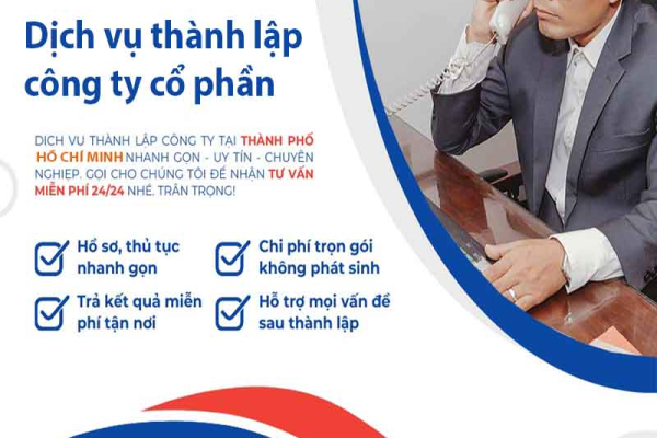 Bảng báo giá dịch vụ thành lập công ty cổ phần tại ACCVINACO Việt Nam