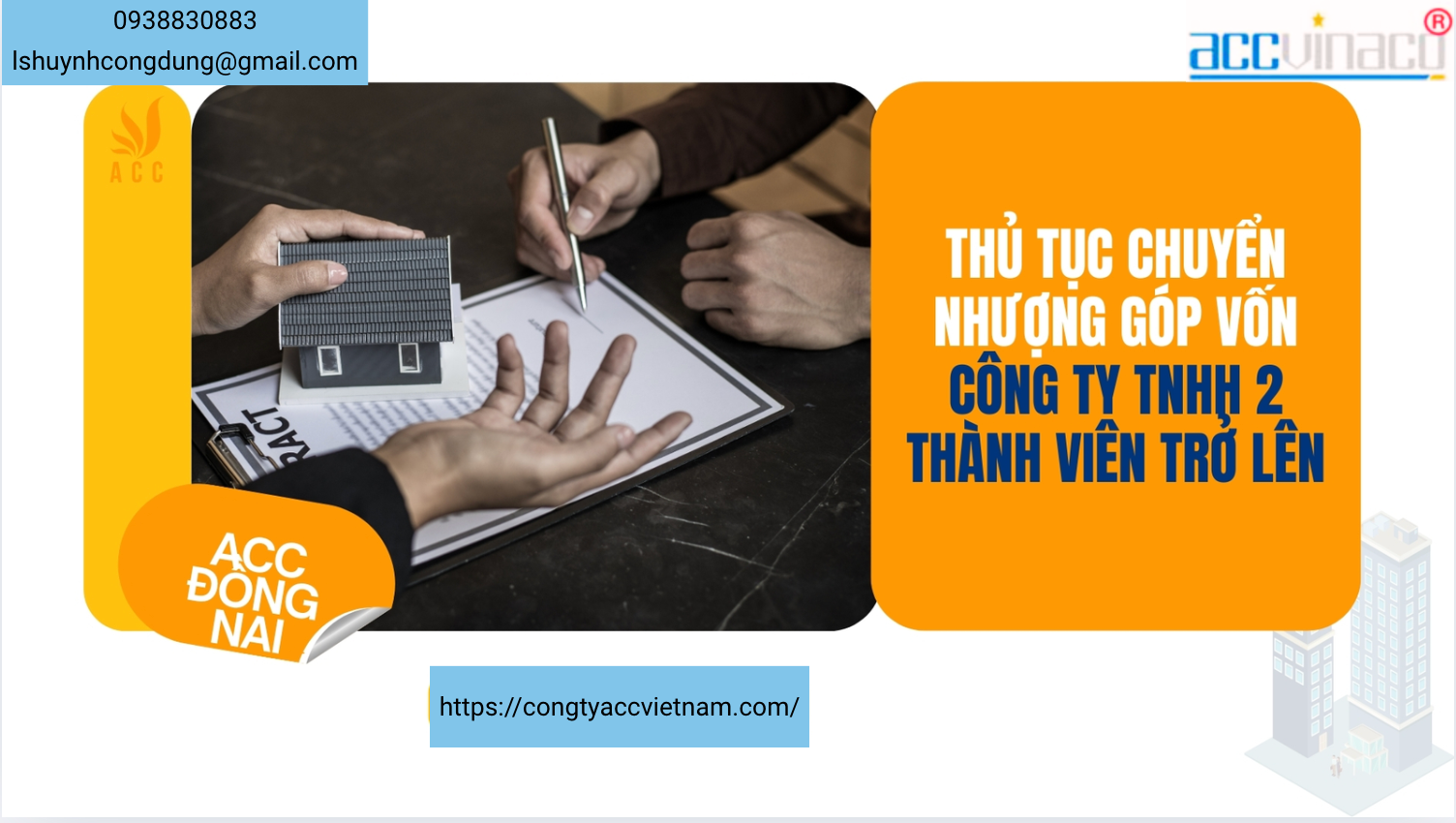 Tư vấn chuyển nhượng phần vốn góp công ty TNHH 2 thành viên