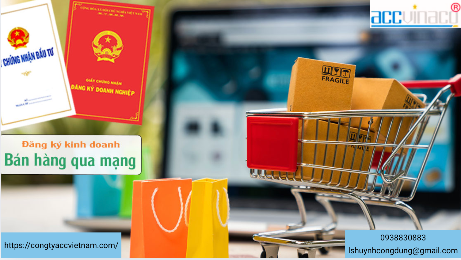 Thành lập (set-up) công ty có ngành nghề KD trên internet