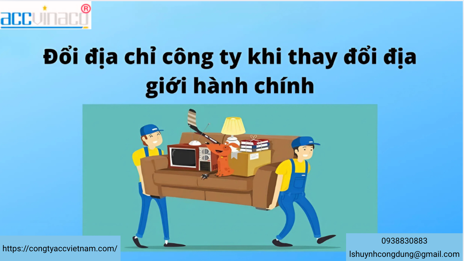 Cập nhật thông tin địa chỉ công ty do thay đổi địa giới hành chính tại Tp. Hồ Chí Minh