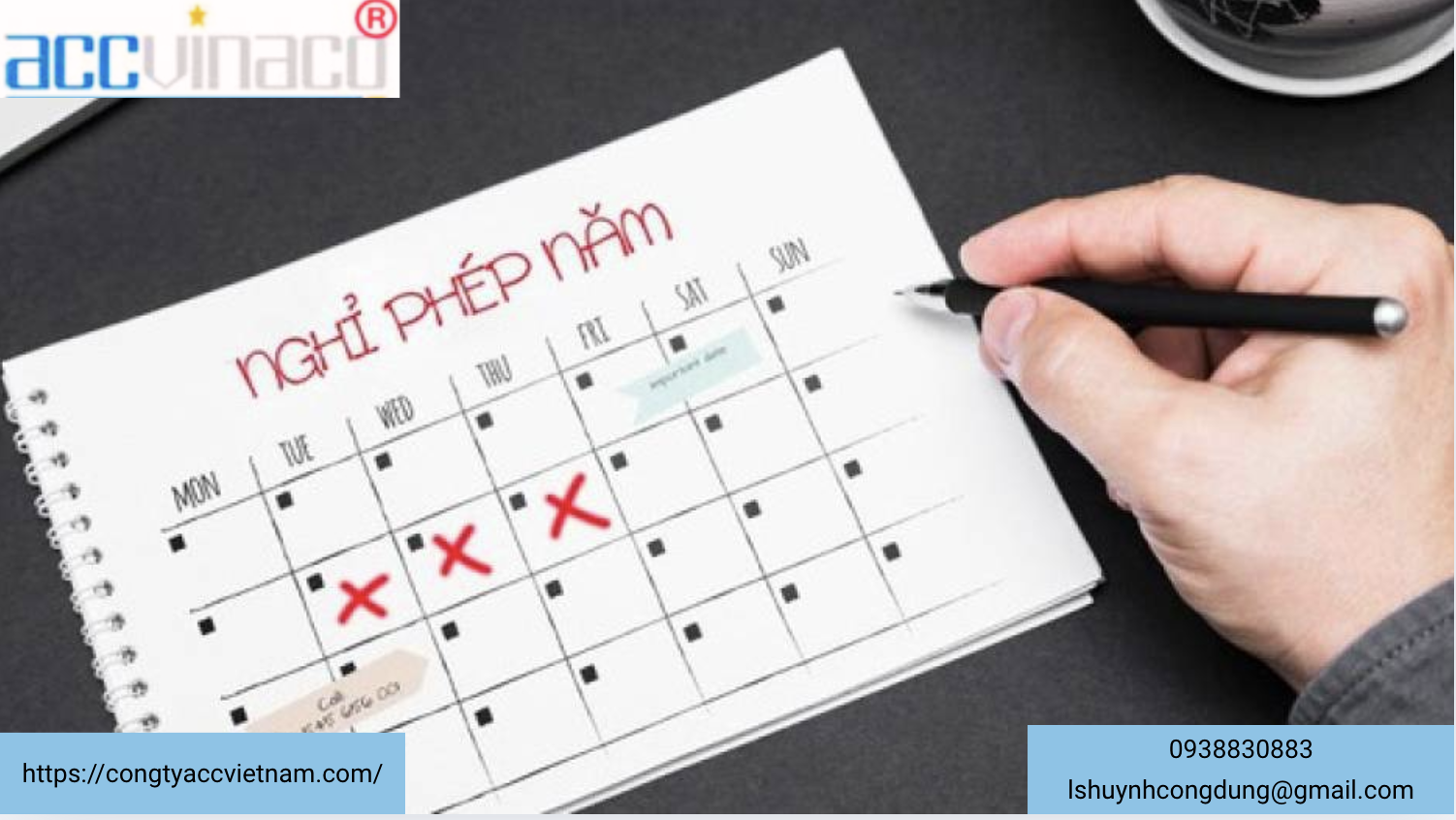 Cách tính ngày nghỉ phép năm