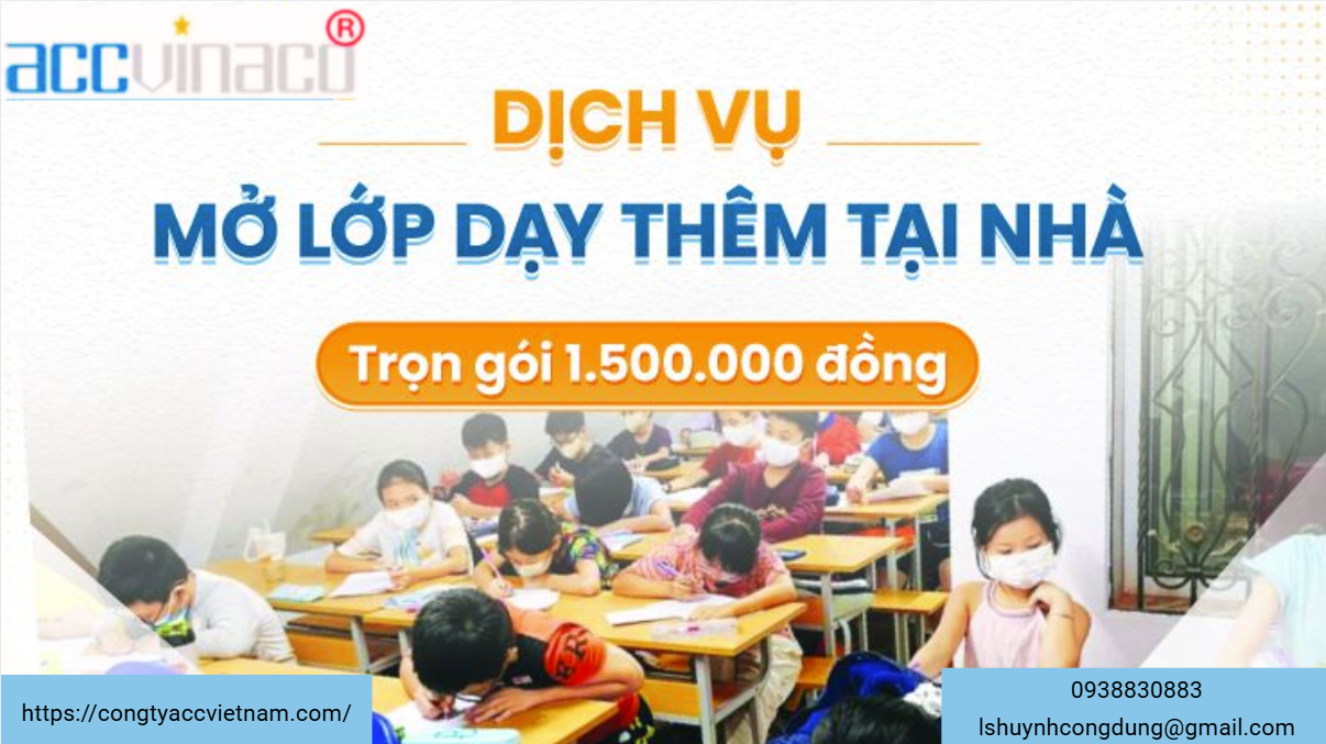 Dịch vụ đăng ký hộ kinh doanh giáo viên dạy kèm tại nhà