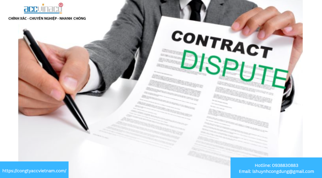 Giải quyết tranh chấp hợp đồng