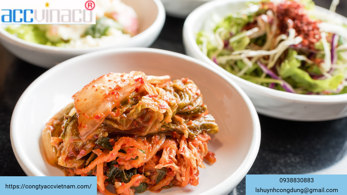 Tự công bố sản phẩm kim chi