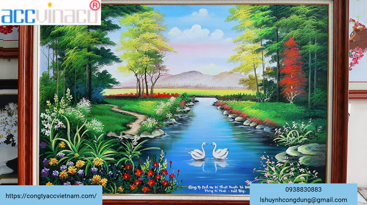 Dịch vụ đăng ký hộ kinh doanh tranh thêu, tranh sơn dầu