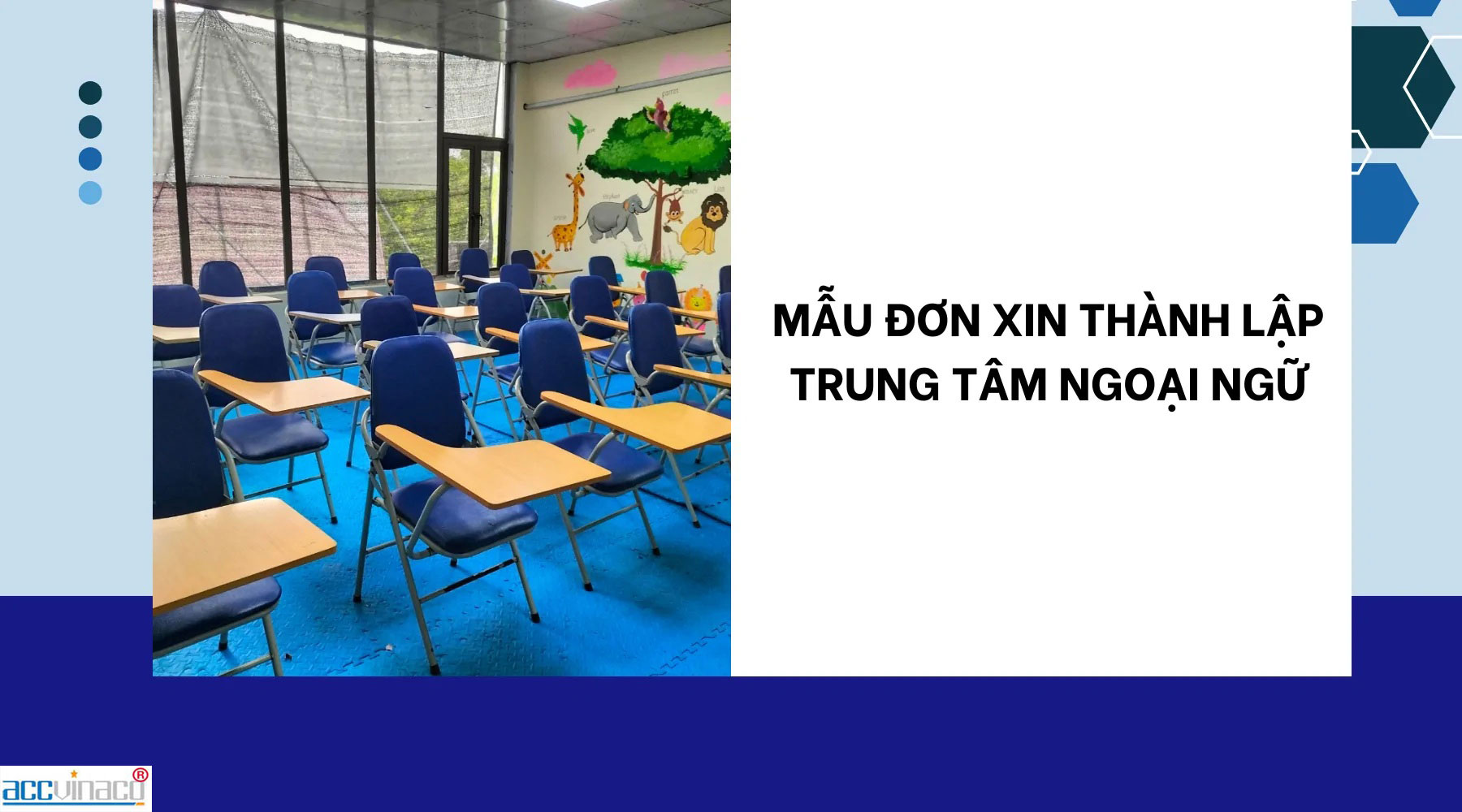 Mẫu đơn xin thành lập trung tâm ngoại ngữ
