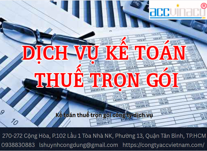 Kế toán thuế trọn gói công ty dịch vụ