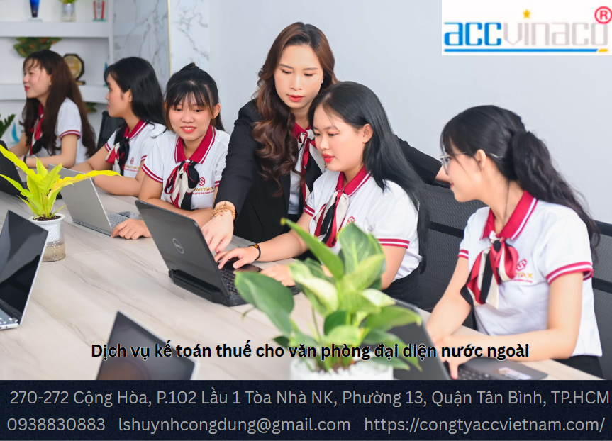 Dịch vụ kế toán thuế cho văn phòng đại diện nước ngoài