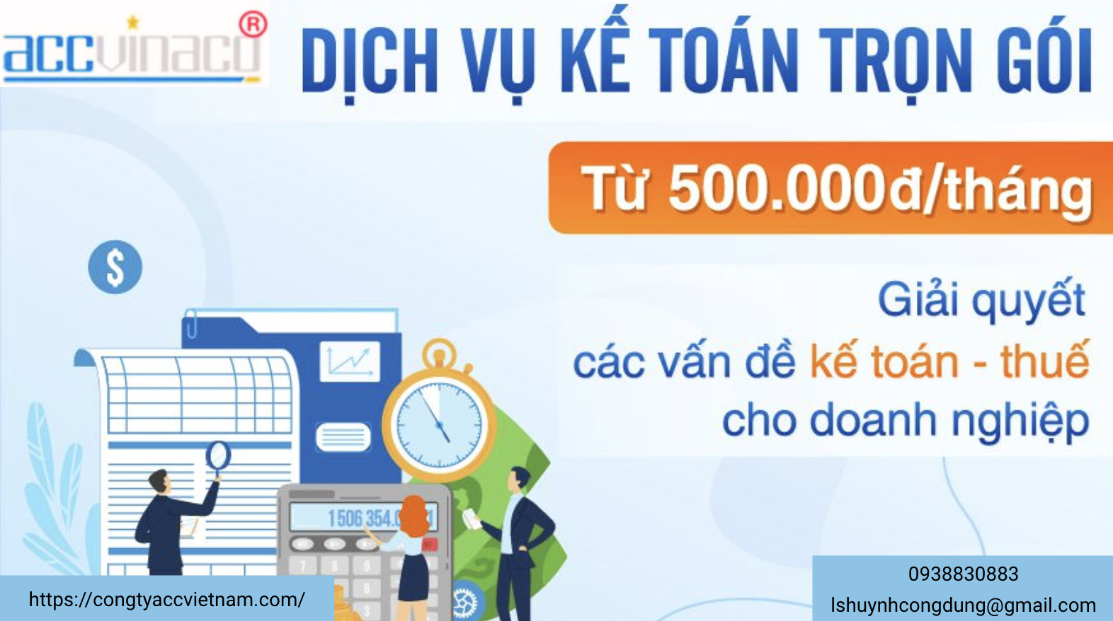 Bảng giá dịch vụ kế toán thuế
