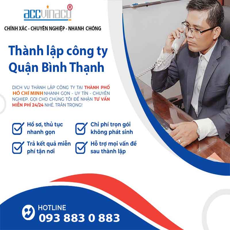 Thành lập công ty Quận Bình Thạnh